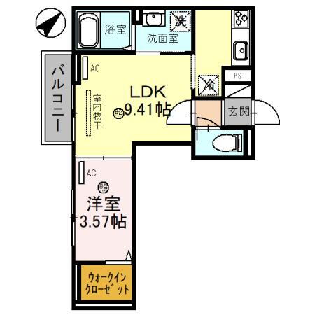 兵庫県姫路市飾磨区英賀東町１丁目 西飾磨駅 1LDK アパート 賃貸物件詳細