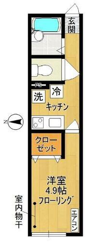 東京都稲城市東長沼 稲城駅 1K アパート 賃貸物件詳細