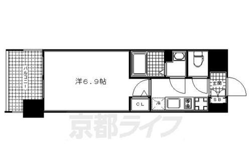 京都府京都市下京区西七条南東野町 梅小路京都西駅 1K マンション 賃貸物件詳細