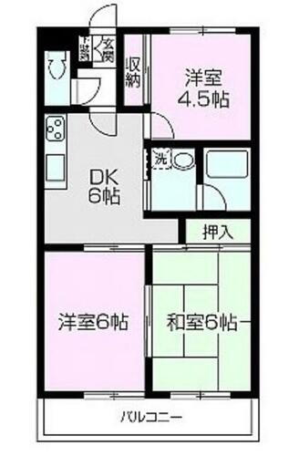埼玉県朝霞市朝志ケ丘３丁目 志木駅 3DK マンション 賃貸物件詳細