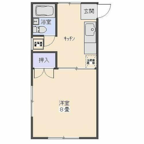 神奈川県相模原市中央区淵野辺本町２丁目 淵野辺駅 1K アパート 賃貸物件詳細