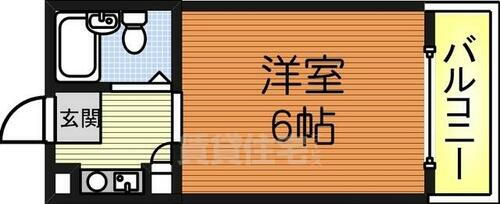 大阪府泉大津市穴田 和泉府中駅 1K マンション 賃貸物件詳細