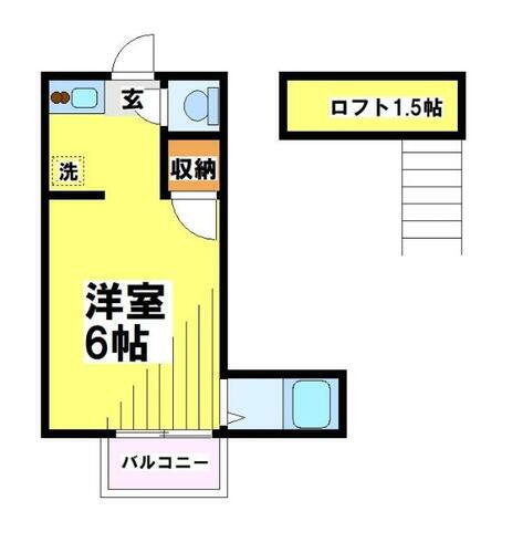 東京都府中市白糸台２丁目 武蔵野台駅 1K アパート 賃貸物件詳細