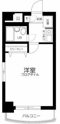 ダイアパレス錦糸町第三 6階 1K 賃貸物件詳細