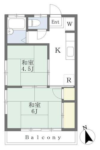 千葉県木更津市貝渕３丁目 木更津駅 2K アパート 賃貸物件詳細