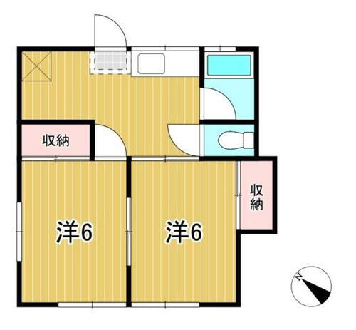 茨城県日立市末広町５丁目 常陸多賀駅 2K アパート 賃貸物件詳細