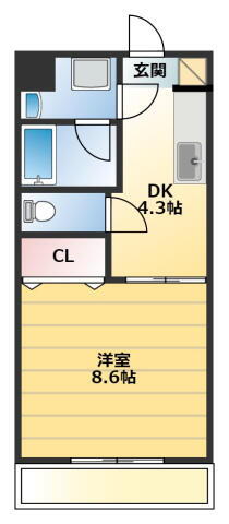 静岡県静岡市葵区川合３丁目 古庄駅 1DK マンション 賃貸物件詳細