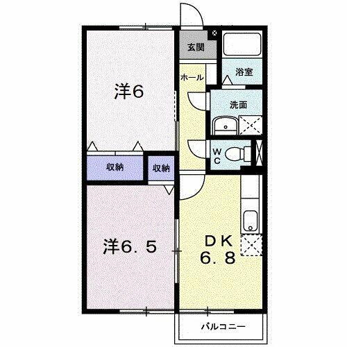 神奈川県厚木市毛利台２丁目 本厚木駅 2DK アパート 賃貸物件詳細