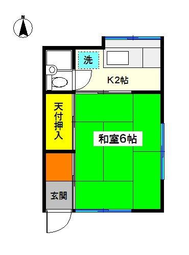 神奈川県横浜市鶴見区諏訪坂 鶴見駅 1K アパート 賃貸物件詳細