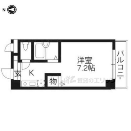 京都府京都市上京区下立売通千本東入田中町 二条駅 1K マンション 賃貸物件詳細