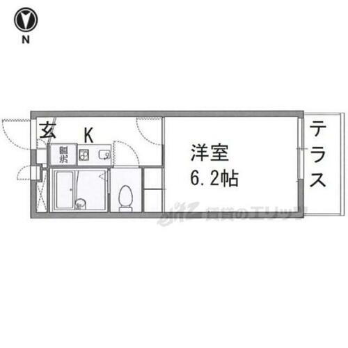 大阪府東大阪市若江南町１丁目 若江岩田駅 1K アパート 賃貸物件詳細