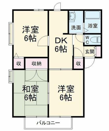 埼玉県北葛飾郡杉戸町高野台南５丁目 杉戸高野台駅 3DK アパート 賃貸物件詳細
