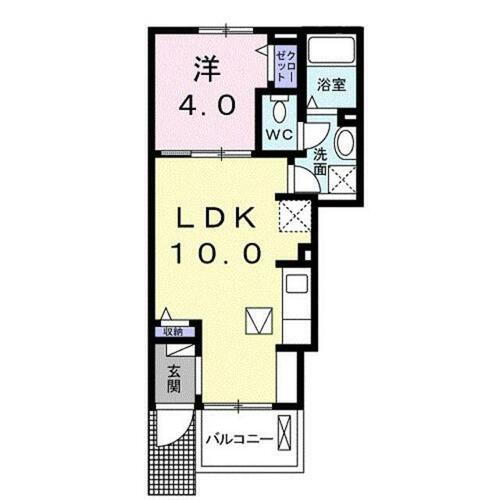 福島県郡山市桜木２丁目 郡山富田駅 1LDK アパート 賃貸物件詳細
