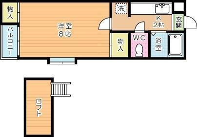 福岡県北九州市小倉北区中井５丁目 九州工大前駅 1K アパート 賃貸物件詳細