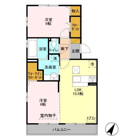 千葉県市川市原木３丁目 原木中山駅 2LDK アパート 賃貸物件詳細