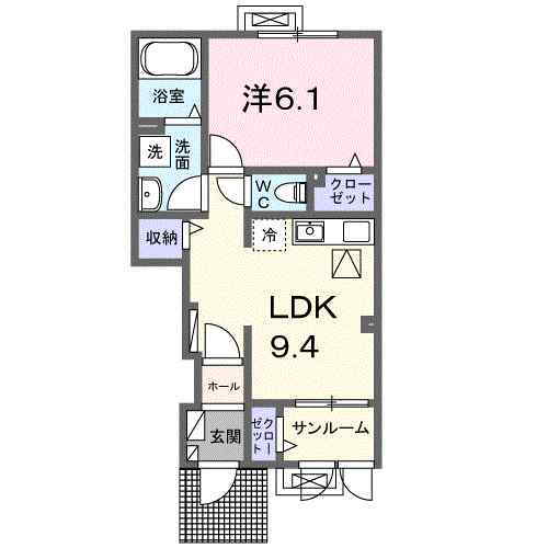 山形県米沢市花沢町１丁目 米沢駅 1LDK アパート 賃貸物件詳細