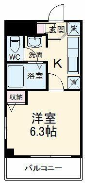 神奈川県川崎市中原区小杉陣屋町１丁目 新丸子駅 1K マンション 賃貸物件詳細