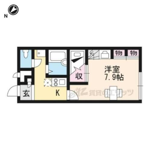 滋賀県彦根市高宮町 高宮駅 1K アパート 賃貸物件詳細
