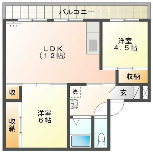 ヴィラナリー菅谷 1階 2LDK 賃貸物件詳細