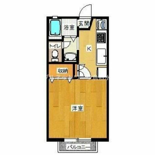 岡山県倉敷市玉島八島 新倉敷駅 1K アパート 賃貸物件詳細