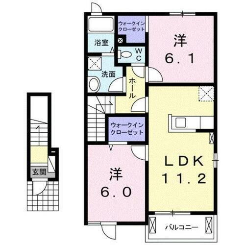 熊本県熊本市南区富合町古閑 富合駅 2LDK アパート 賃貸物件詳細