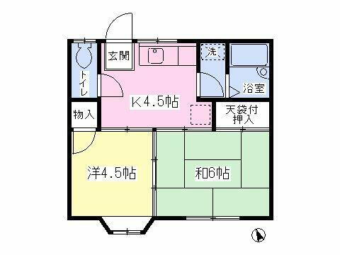 千葉県千葉市若葉区貝塚２丁目 都賀駅 2K アパート 賃貸物件詳細