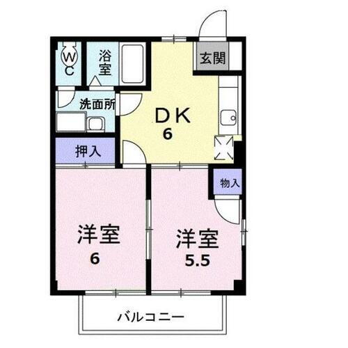福岡県福岡市早良区内野３丁目 野芥駅 2DK アパート 賃貸物件詳細