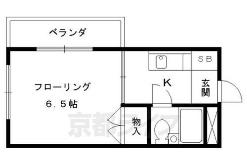 京都府京都市左京区一乗寺北大丸町 一乗寺駅 1K マンション 賃貸物件詳細