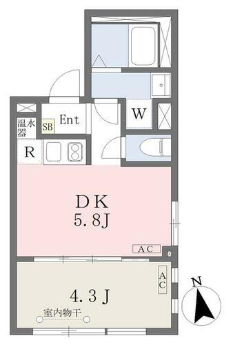 東京都中野区中野１丁目 中野坂上駅 1DK マンション 賃貸物件詳細