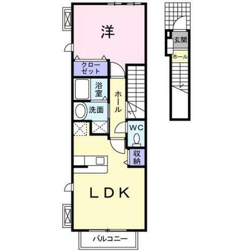 スパジオ参番館 2階 1LDK 賃貸物件詳細