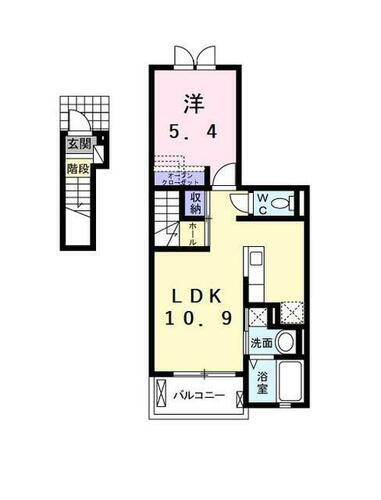 サルート 2階 1LDK 賃貸物件詳細