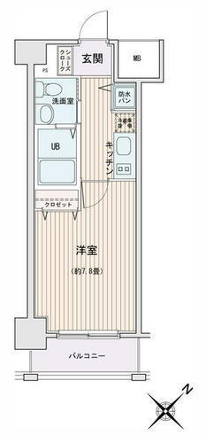 東京都江東区牡丹１丁目 門前仲町駅 1K マンション 賃貸物件詳細