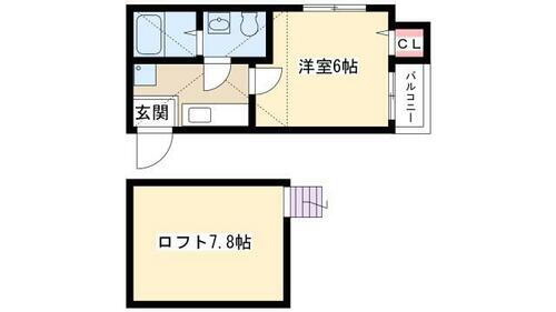 愛知県名古屋市守山区川西１丁目 上飯田駅 1K アパート 賃貸物件詳細