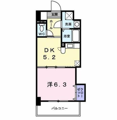 福岡県福岡市博多区竹下２丁目 竹下駅 1DK マンション 賃貸物件詳細