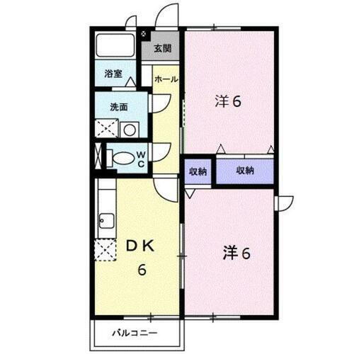 福岡県筑紫野市俗明院２丁目 朝倉街道駅 2DK アパート 賃貸物件詳細