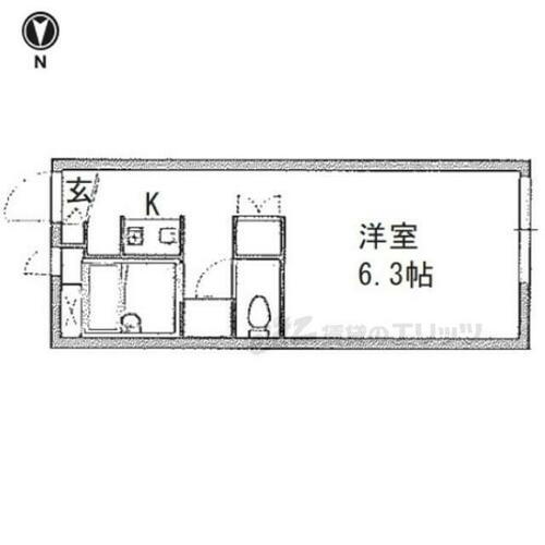 奈良県橿原市木原町 大和八木駅 1K アパート 賃貸物件詳細