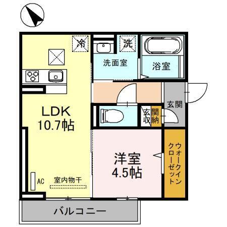新潟県新潟市中央区万代３丁目 新潟駅 1LDK アパート 賃貸物件詳細