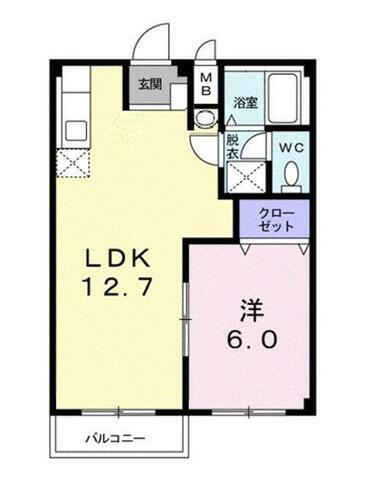 福岡県久留米市山川神代１丁目 御井駅 1LDK アパート 賃貸物件詳細