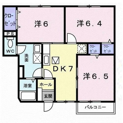 福岡県久留米市山川町 御井駅 3DK アパート 賃貸物件詳細