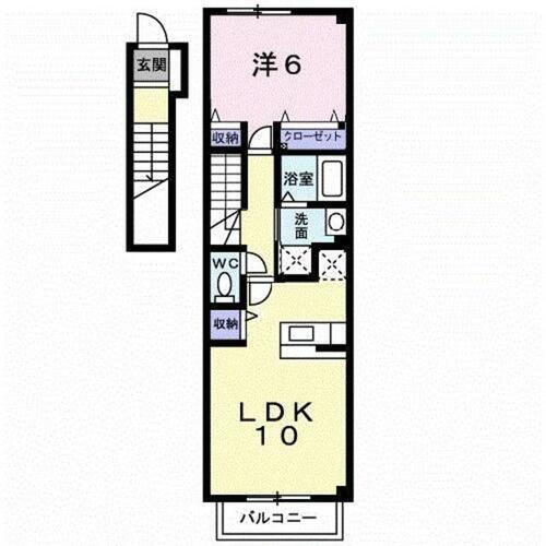 ポラリス壱番館 2階 1LDK 賃貸物件詳細