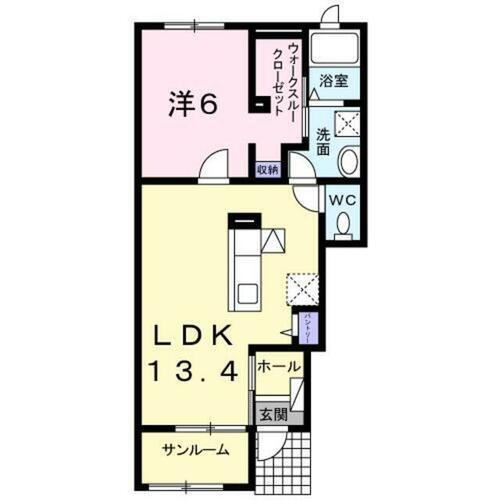 ロアライズⅡ 1階 1LDK 賃貸物件詳細
