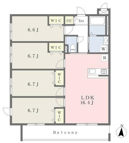東京都西東京市芝久保町２丁目 田無駅 4LDK マンション 賃貸物件詳細