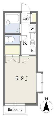宮城県仙台市若林区大和町１丁目 薬師堂駅 1K アパート 賃貸物件詳細