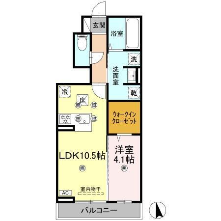 愛媛県松山市吉藤５丁目 松山市駅 1LDK アパート 賃貸物件詳細