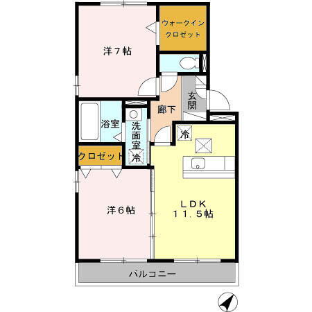 福岡県太宰府市坂本２丁目 都府楼前駅 2LDK アパート 賃貸物件詳細