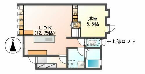 アトランティス 2階 1LDK 賃貸物件詳細