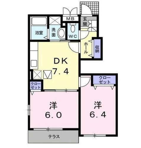 東京都八王子市川口町 八王子駅 2DK アパート 賃貸物件詳細