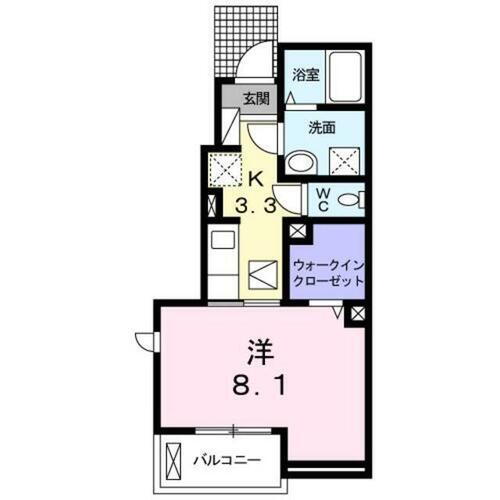 栃木県河内郡上三川町大字上三川 石橋駅 1K アパート 賃貸物件詳細