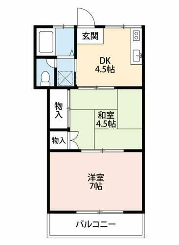 愛知県知立市八ツ田町１丁目 牛田駅 2DK アパート 賃貸物件詳細
