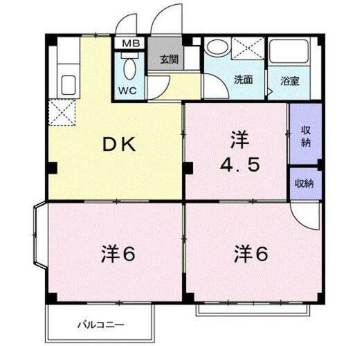 栃木県宇都宮市駒生町 東武宇都宮駅 3DK アパート 賃貸物件詳細